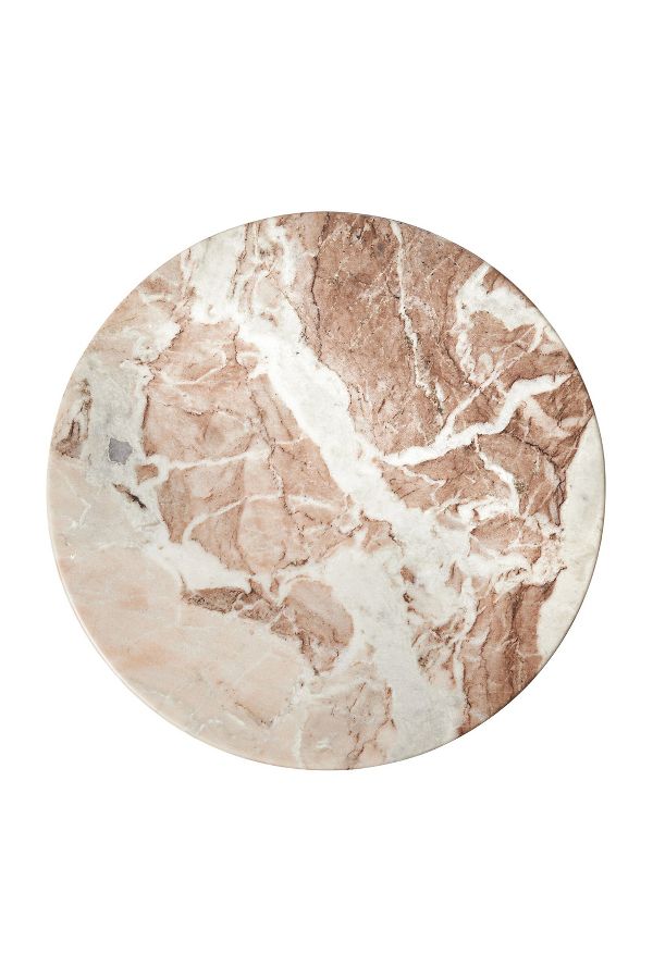 Slide View: 4: Connie Sculptural Marble End Table