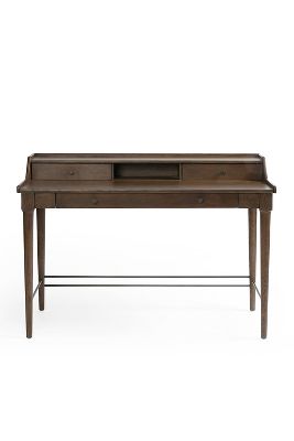 Moreau Oak Three-Drawer Writing Desk