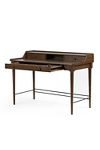 Thumbnail View 3: Moreau Oak Three-Drawer Writing Desk