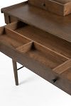 Thumbnail View 5: Moreau Oak Three-Drawer Writing Desk