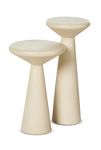 Thumbnail View 3: Ravine Round Concrete Pedestal Accent Tables, Set of 2