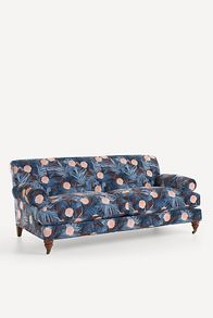 Slide View: 2: Willoughby 79" Frederica Velvet Two-Cushion Sofa