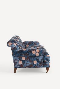 Slide View: 3: Willoughby 79" Frederica Velvet Two-Cushion Sofa