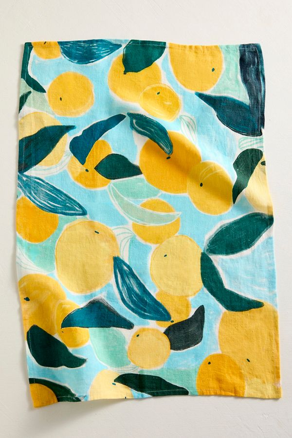 Slide View: 2: Citrus Grove Dish Towel