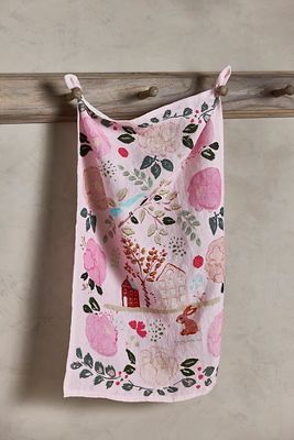 Spring Scene Dish Towel