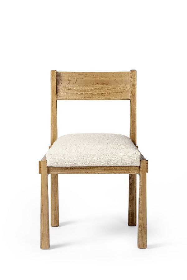 Slide View: 1: Crofton Performance Linen Dining Chair