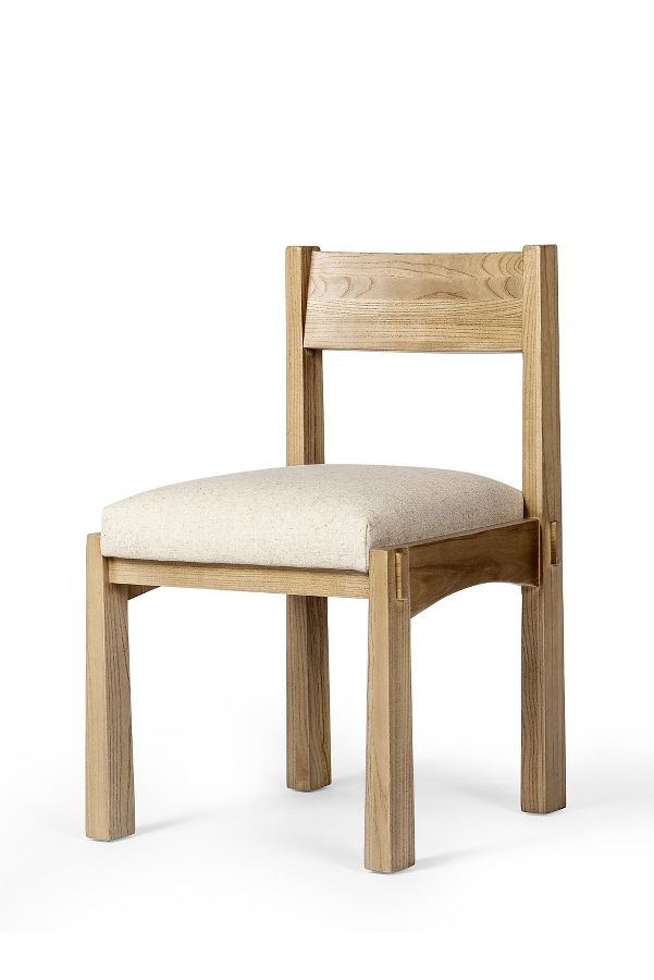 Slide View: 2: Crofton Performance Linen Dining Chair