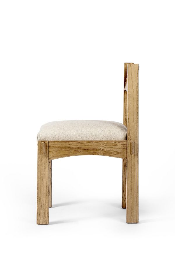 Slide View: 3: Crofton Performance Linen Dining Chair