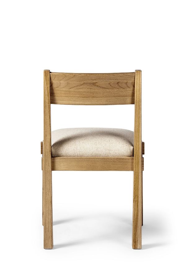 Slide View: 4: Crofton Performance Linen Dining Chair