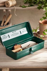 Slide View: 2: Toyo Steel Medium Seed Storage Box, Emerald