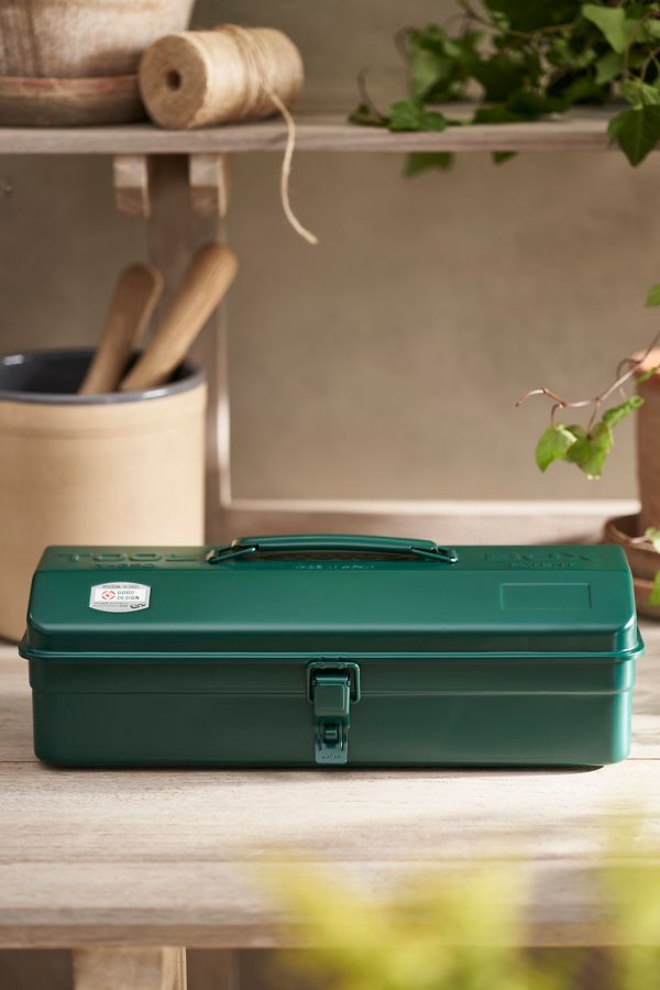 Slide View: 1: Toyo Steel Medium Seed Storage Box, Emerald