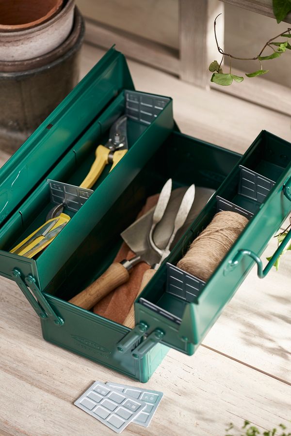 Slide View: 3: Toyo Steel Large Seed Storage Box, Emerald