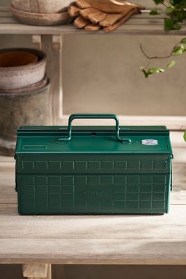 Toyo Steel Large Seed Storage Box, Emerald