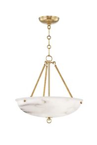 Slide View: 1: Somerset Alabaster Pendant Lamp