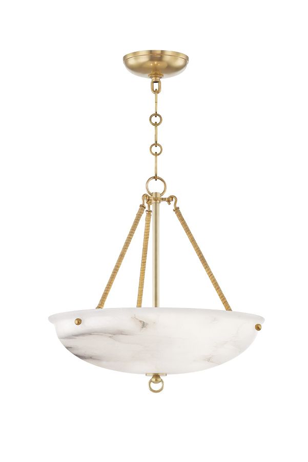 Slide View: 1: Somerset Alabaster Pendant Lamp