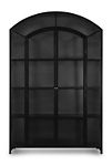 Thumbnail View 1: Belmont Arched Wide Metal Glass Door Cabinet