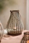 Thumbnail View 4: Striped Iron + Glass Lantern