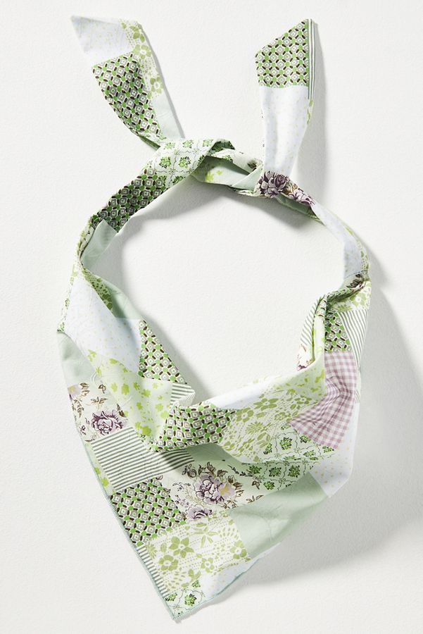 Slide View: 1: Floral Hair Scarf