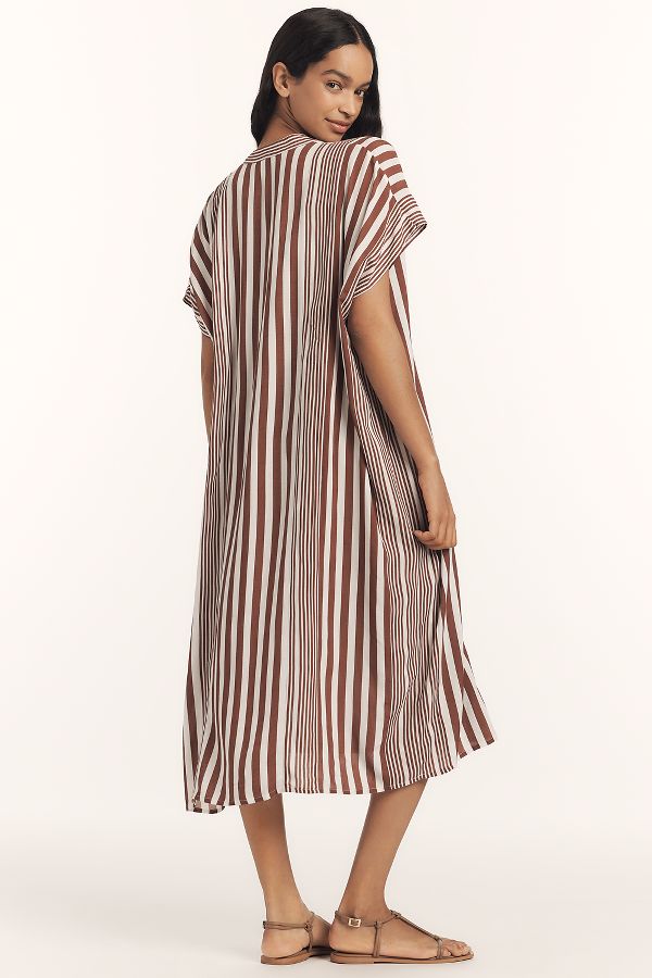 Slide View: 3: Conditions Apply Striped Kaftan