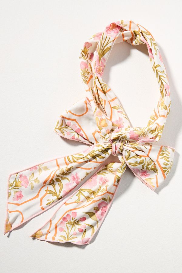 Slide View: 1: Printed Tie-Back Bow Headband