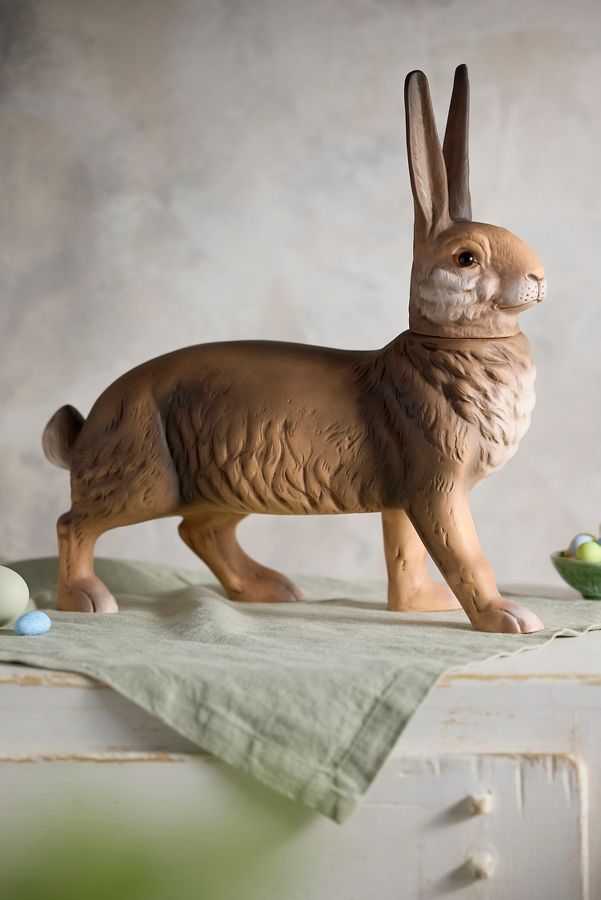 Slide View: 1: Marolin Fillable Easter Rabbit, Large Walking