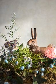 Slide View: 3: Marolin Fillable Easter Rabbit, Sitting