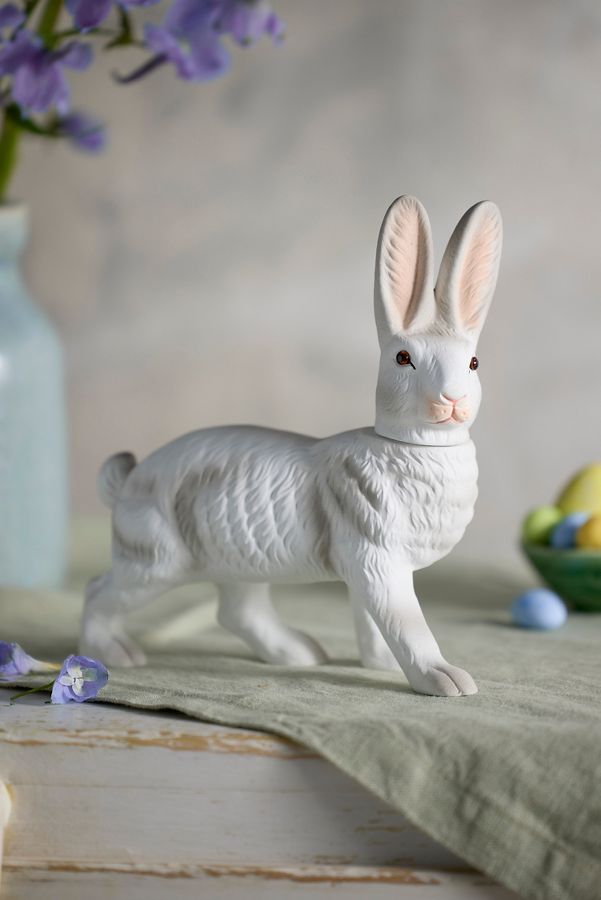 Slide View: 1: Marolin Fillable Easter Rabbit, Small Walking