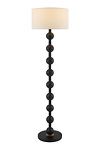 Thumbnail View 1: Saline Wooden Accent Floor Lamp