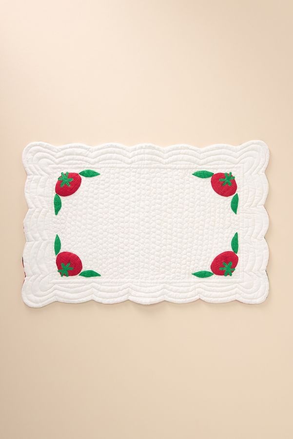 Slide View: 2: Foster Quilted Icon Placemat