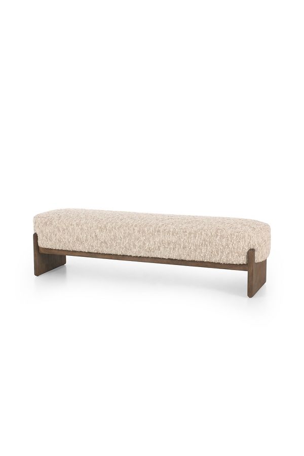 Slide View: 2: Kirby Bouclé Accent Bench