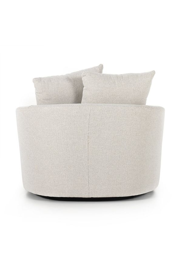 Slide View: 4: Chloe Performance Fabric Swivel Chair