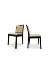 Thumbnail View 1: Orville Elm Wood Dining Chairs, Set of 2