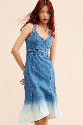 Amanda Uprichard Raisa Denim Dress