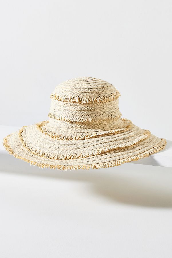 Slide View: 1: San Diego Hat Co. Straw Floppy Hat