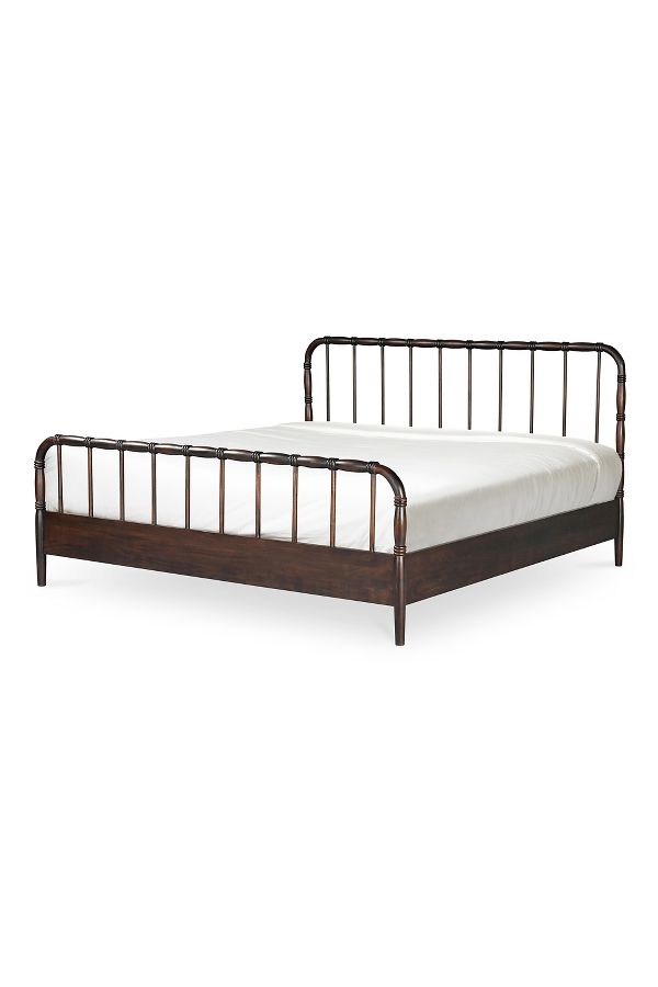 Slide View: 2: Vivian Turned Acacia Wood Bed