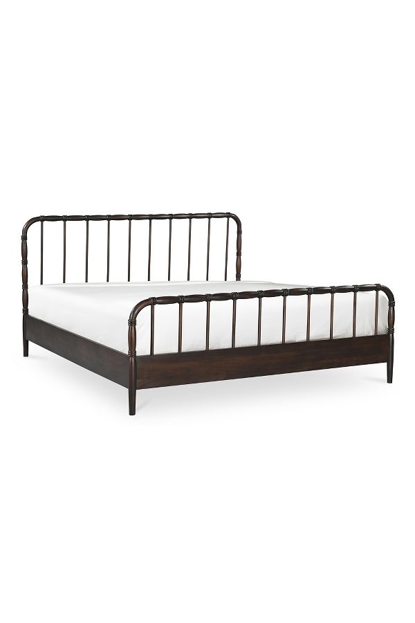 Slide View: 3: Vivian Turned Acacia Wood Bed