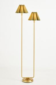 Slide View: 3: Polly Scalloped Floor Lamp