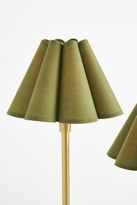 Slide View: 4: Polly Scalloped Floor Lamp