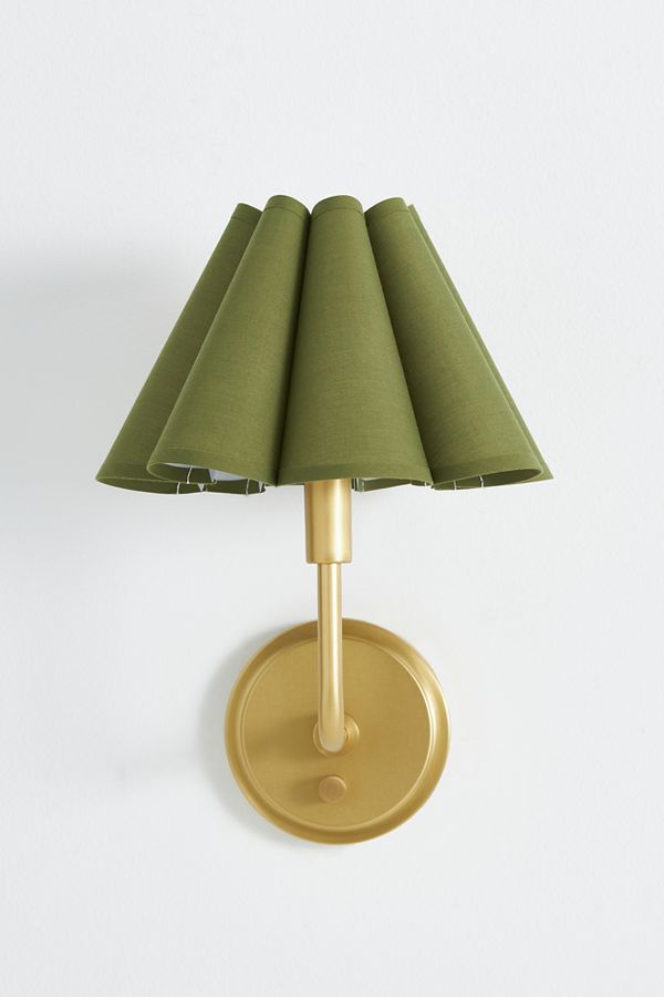 Slide View: 2: Polly Scalloped Single Sconce