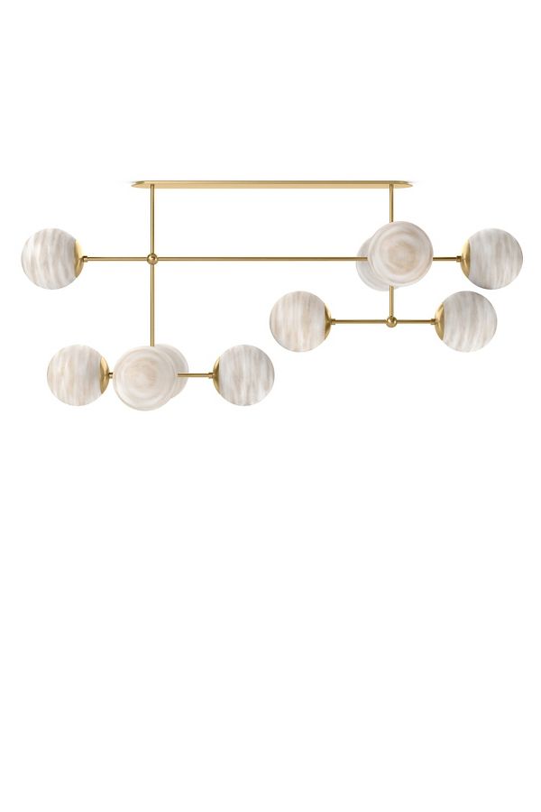 Slide View: 2: Armstrong Linear Chandelier