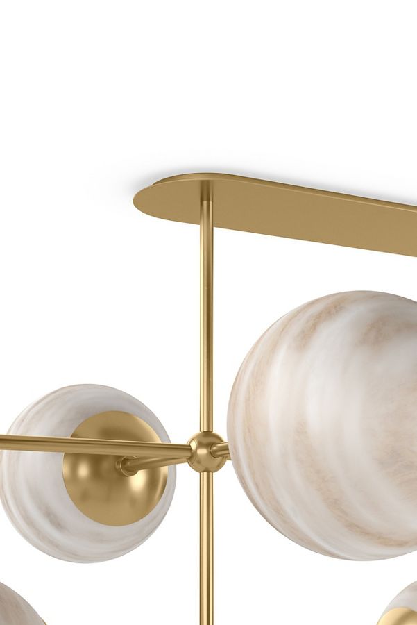 Slide View: 3: Armstrong Linear Chandelier