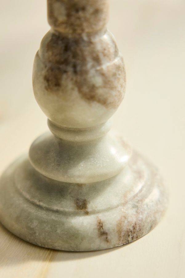 Slide View: 4: Toronto Marble Pillar Candle Holder