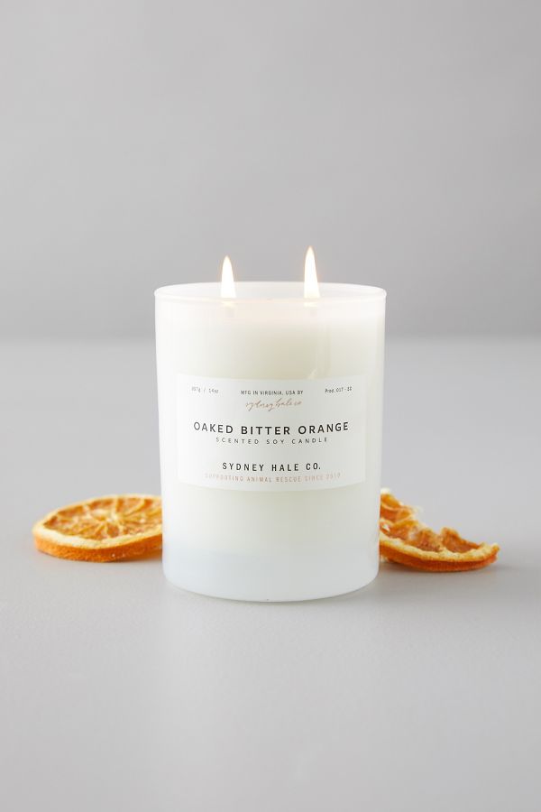 Slide View: 2: Sydney Hale Candle, Oaked Bitter Orange