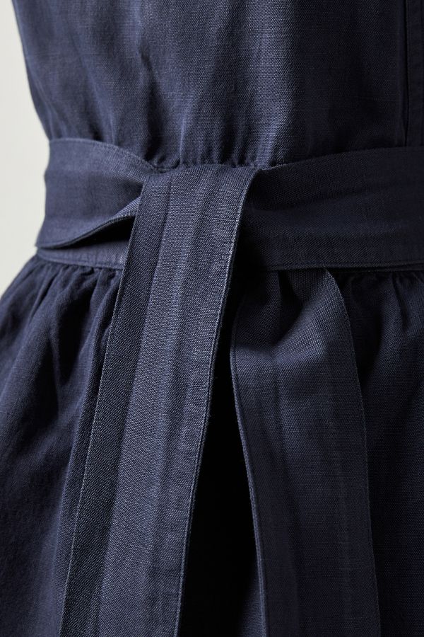 Slide View: 3: Hedley & Bennett Cotton-Linen Pinafore Apron