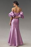 Thumbnail View 2: Mac Duggal Sweetheart Off-The-Shoulder Satin Mermaid Maxi Dress