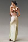 Thumbnail View 2: Mac Duggal Charmeuse Ruffle-Strap Maxi Dress