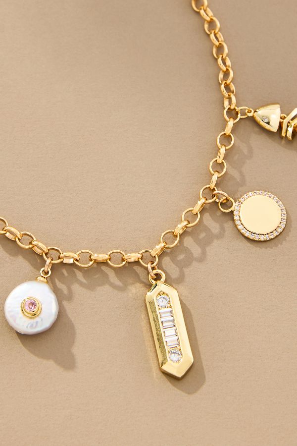 Slide View: 2: Phyllis + Rosie Fish Charm Necklace