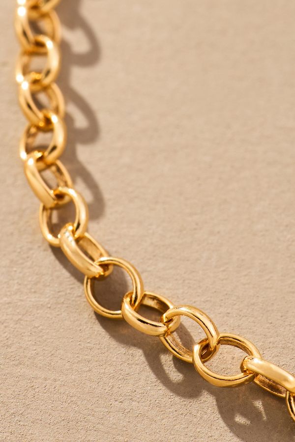 Slide View: 2: Phyllis + Rosie Rolo Link Chain Necklace