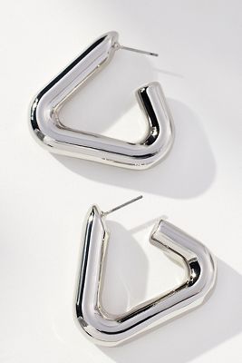 Triangle Hoop Earrings