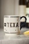 Thumbnail View 1: The Bistro Tile Stoneware Mug: Texas States Edition